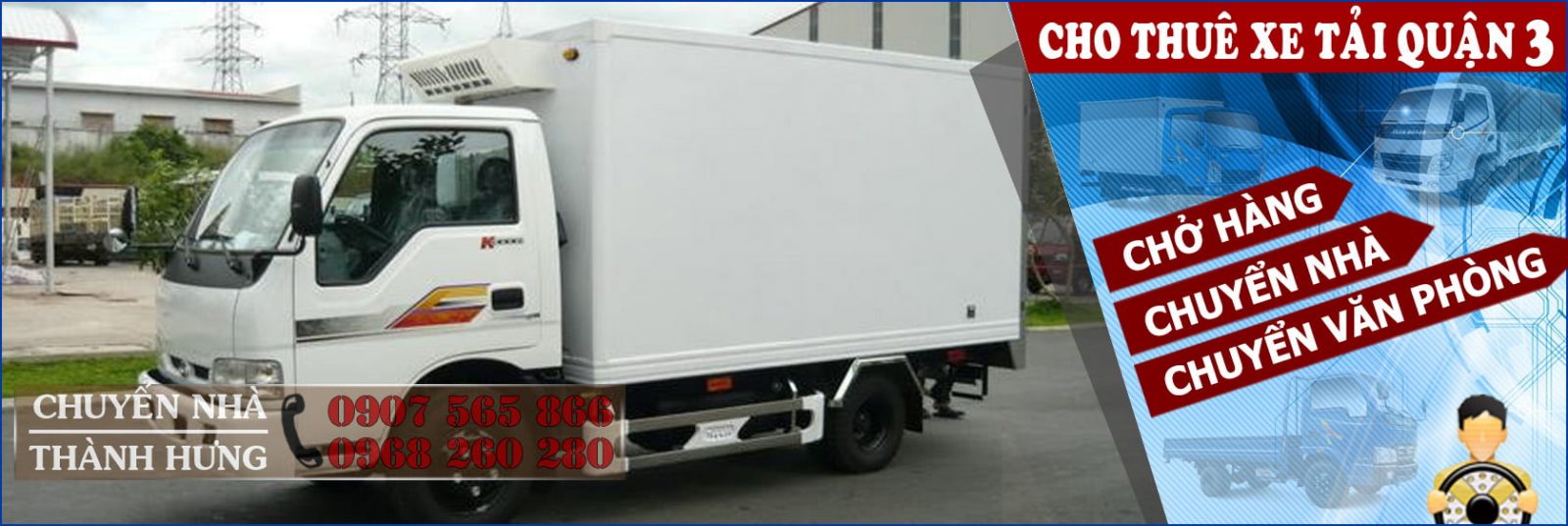 xe tải cho thuê Quận 3